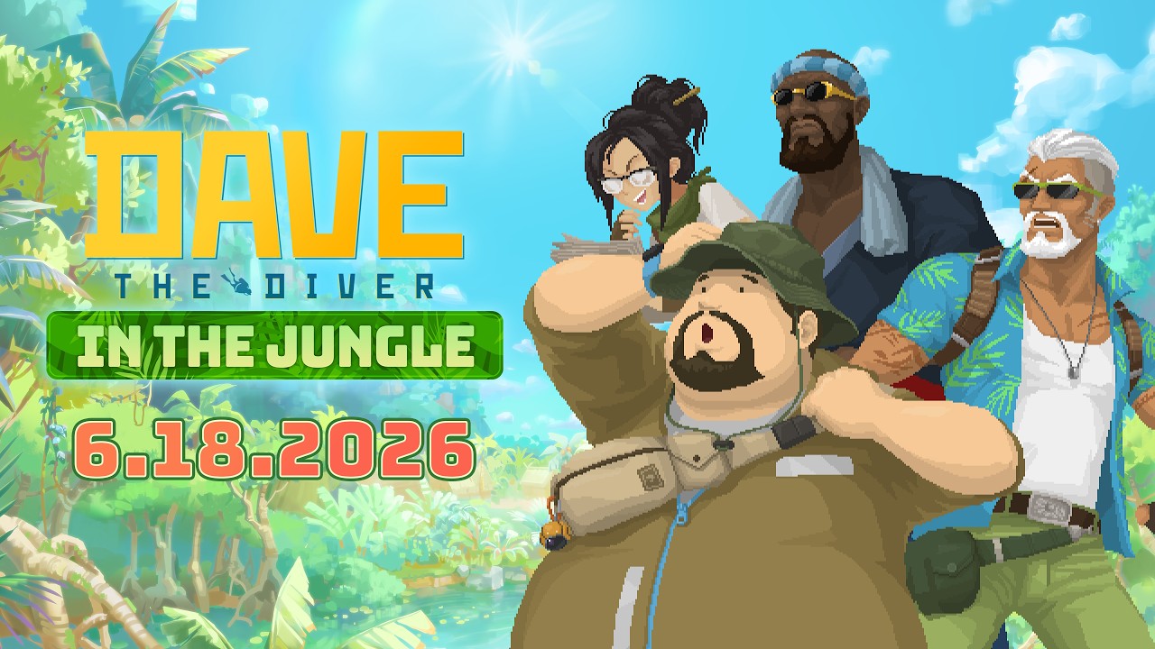 DAVE THE DIVER – In the Jungle DLC Official Release Date Trailer