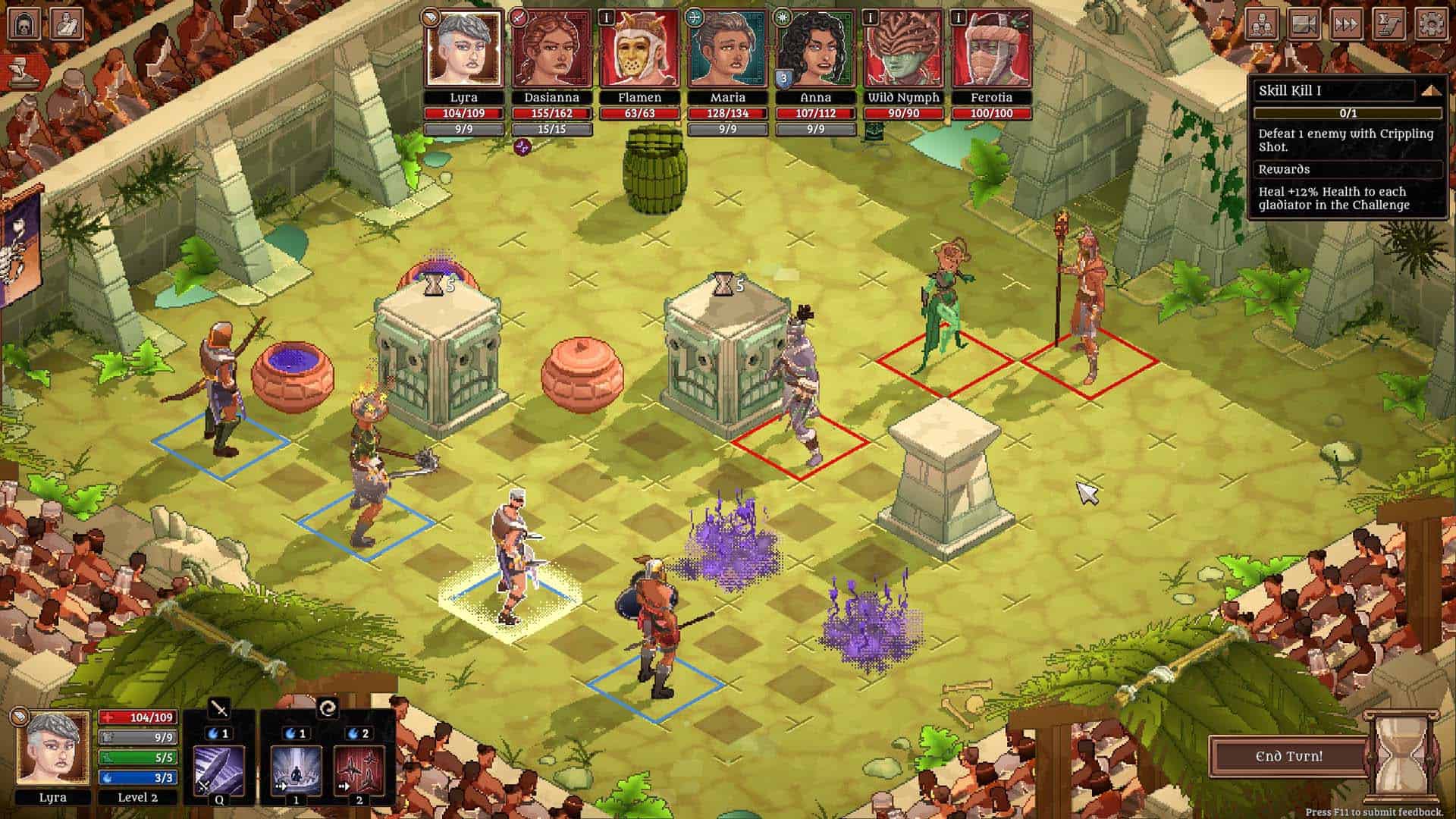 Second region battle in Bloodgrounds.