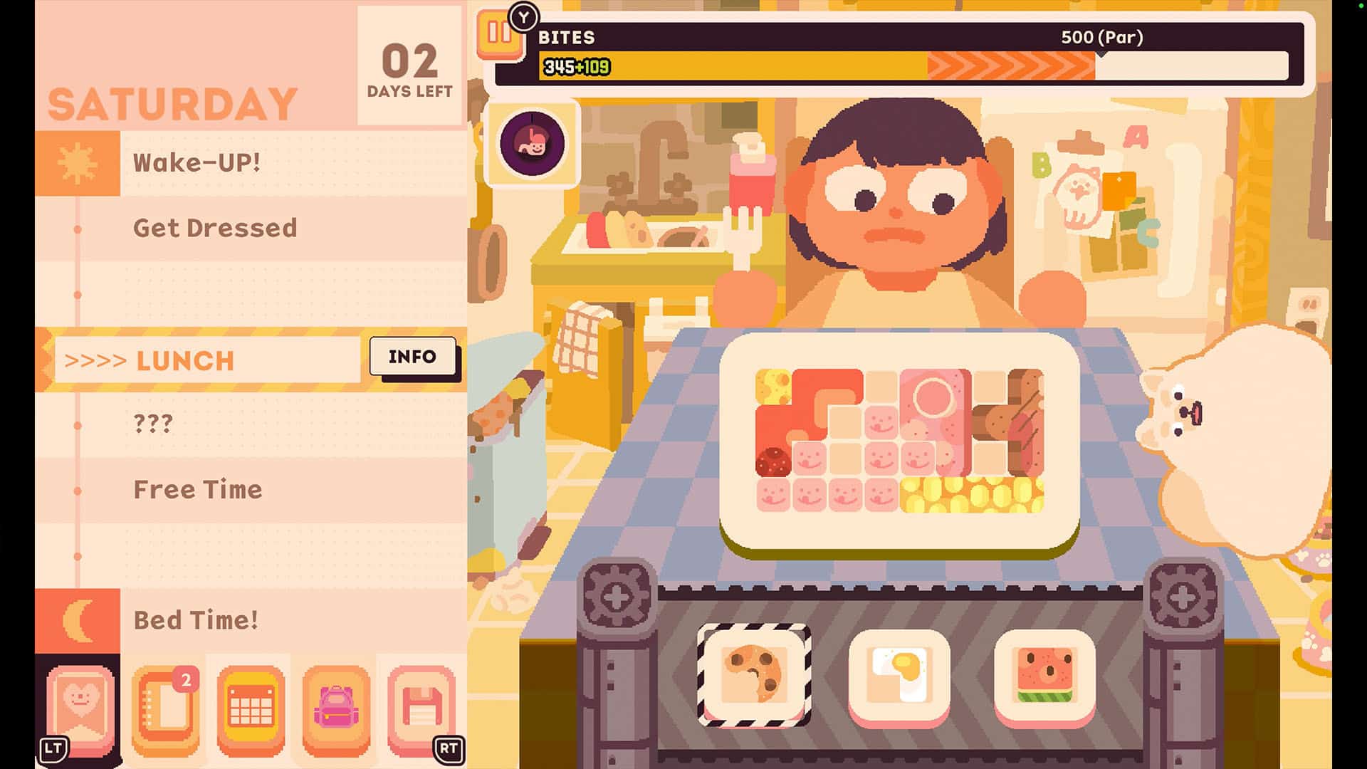 A screenshot of gameplay in Consume Me