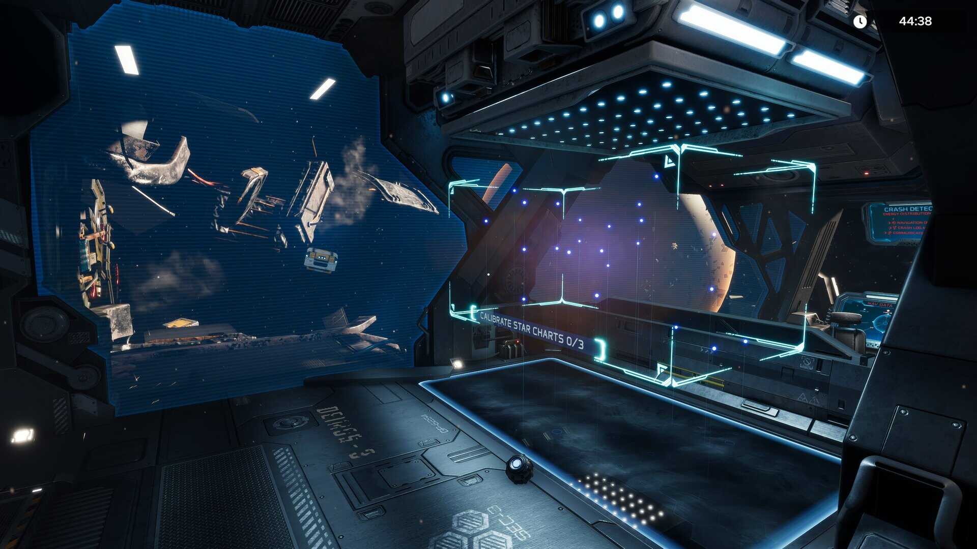 A screenshot of the Starship EOS location in Escape Simulator 2