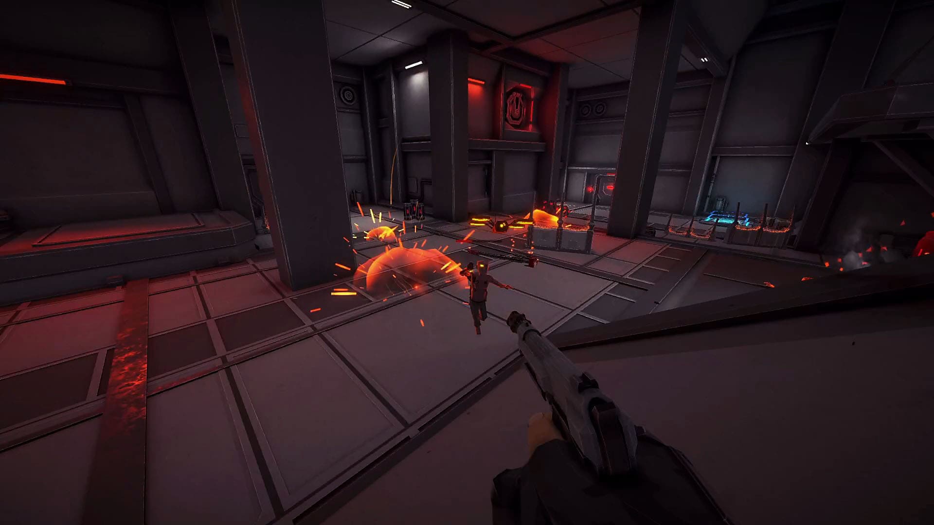 A screenshot of combat in Galactic Vault