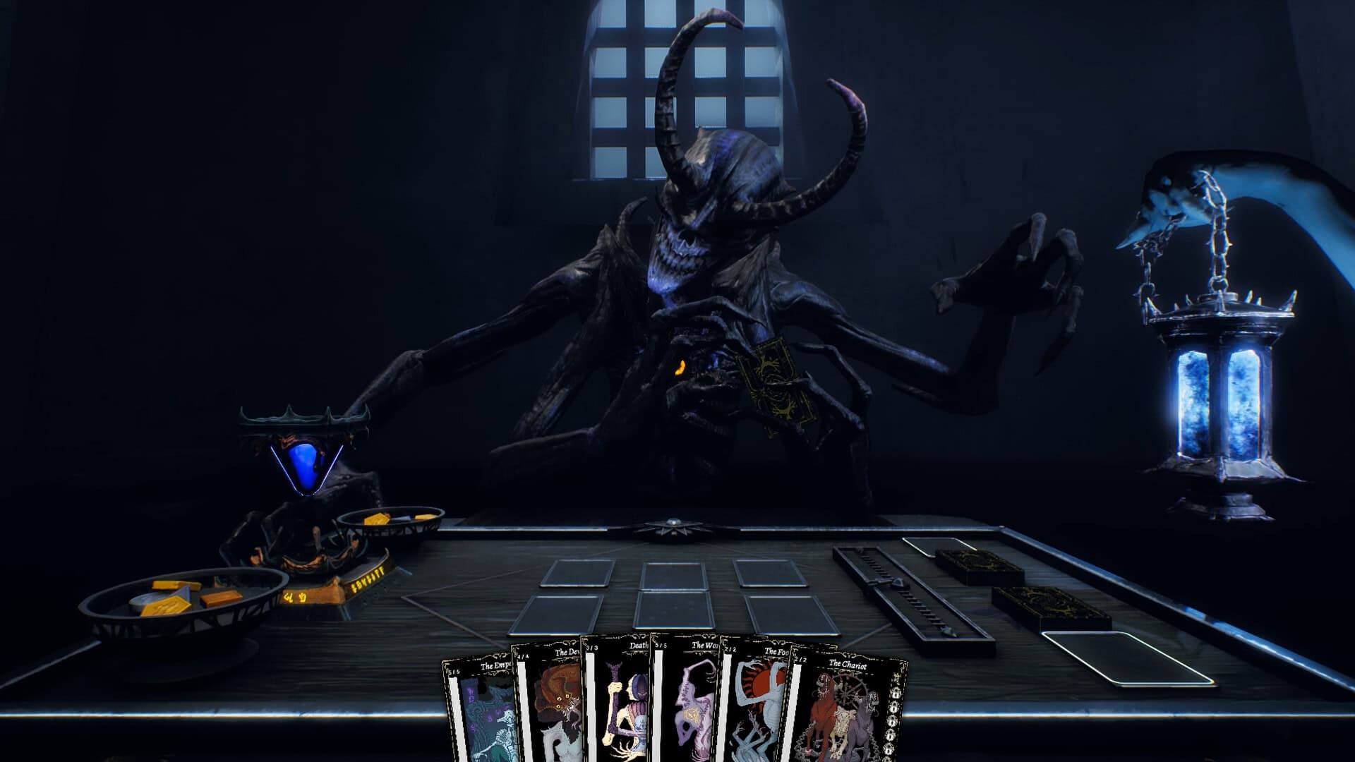A screenshot of a card battle in Inferius