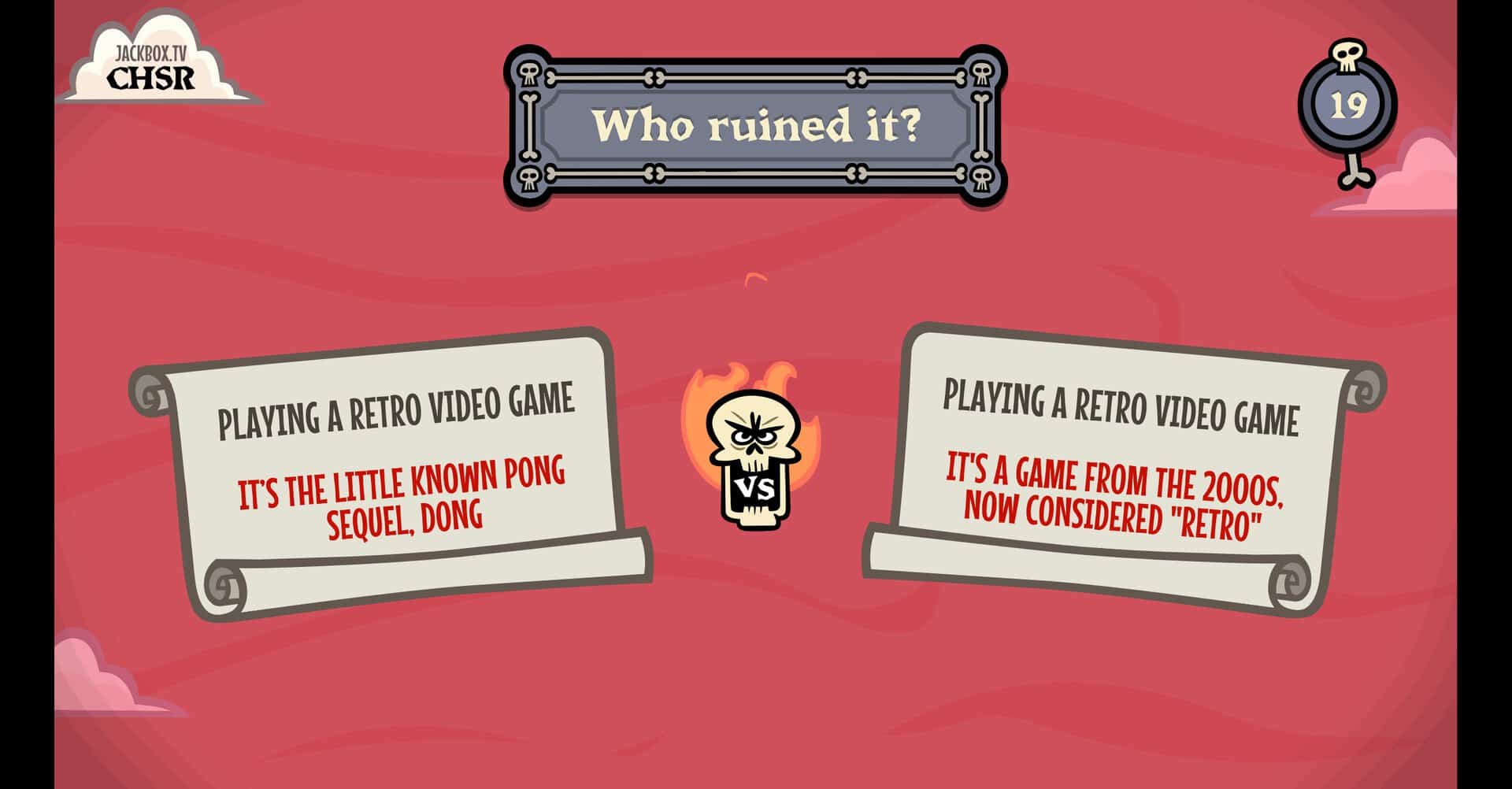 Jackbox Party Pack 11's Doominate game.