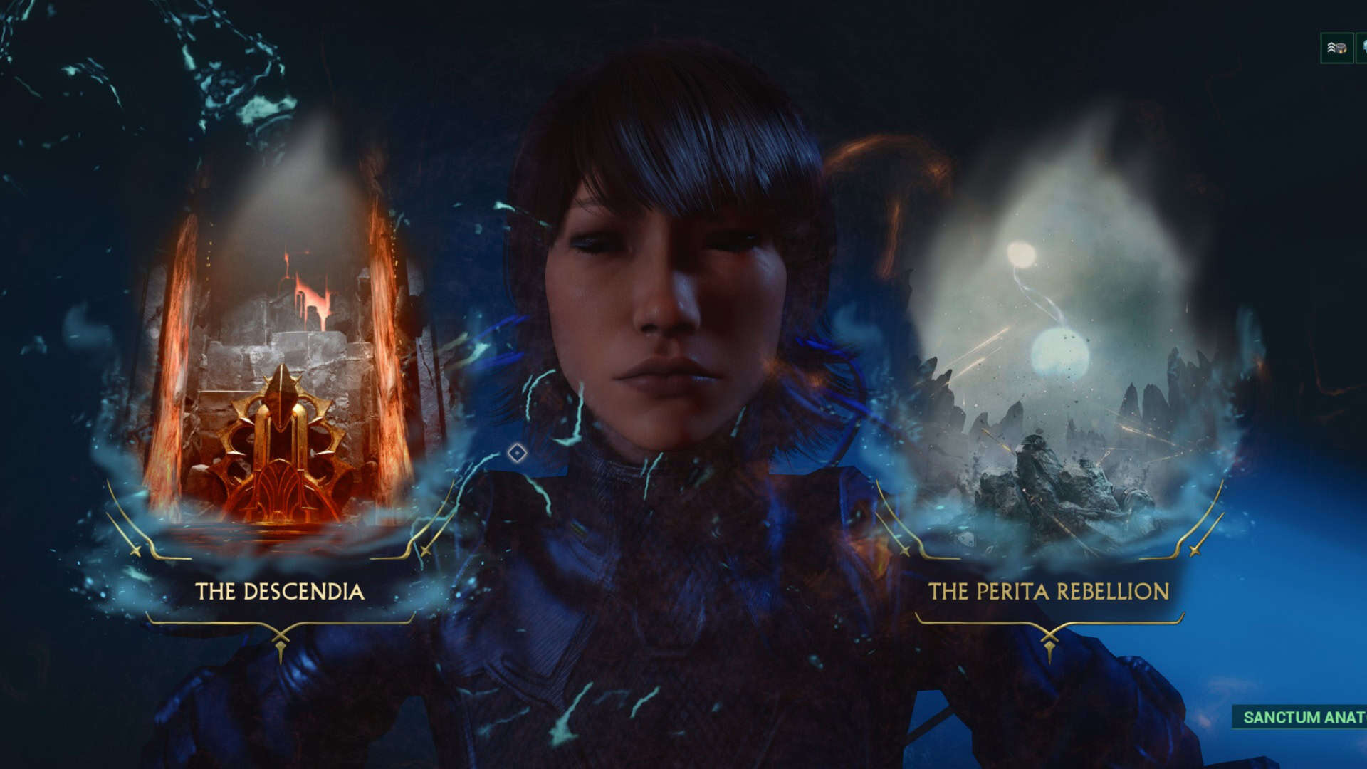 Warframe Descendia and Rebellion menu