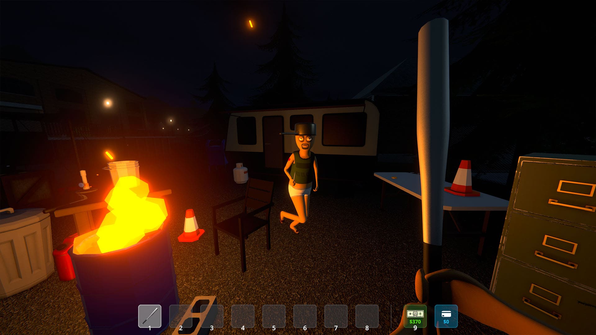 A screenshot of combat in Schedule I