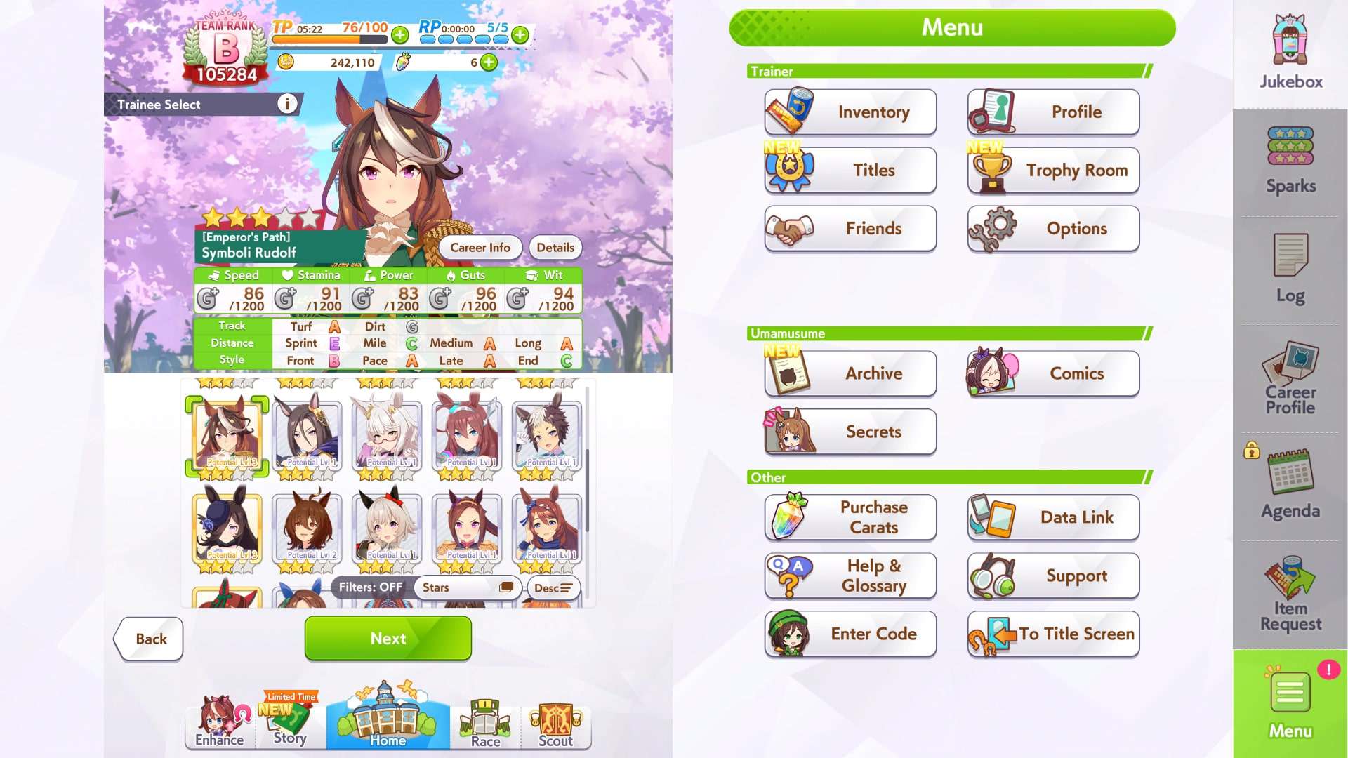 Symboli Rudolf in Umamusume Pretty Derby