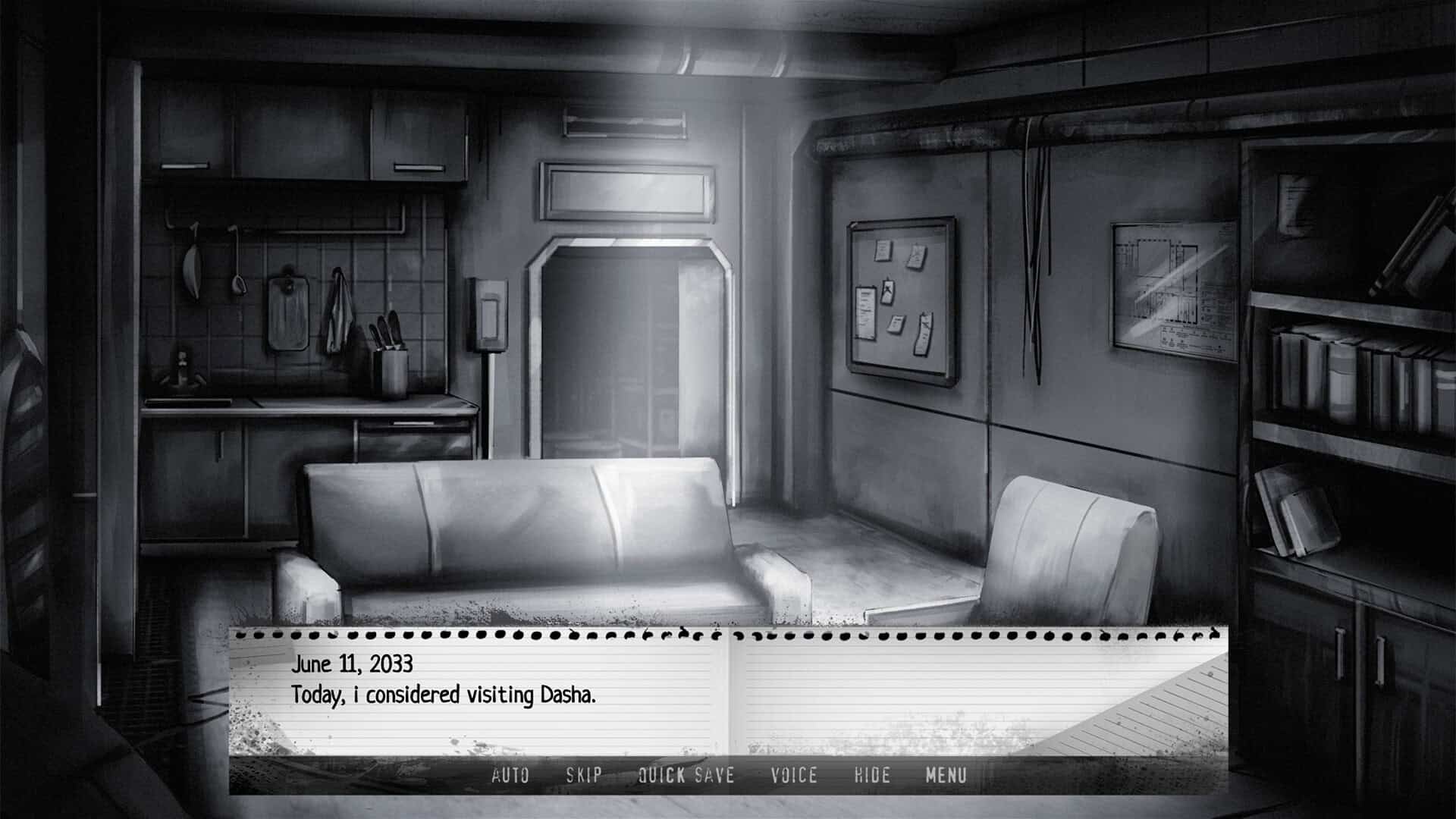 A screenshot of The Bunker Notes