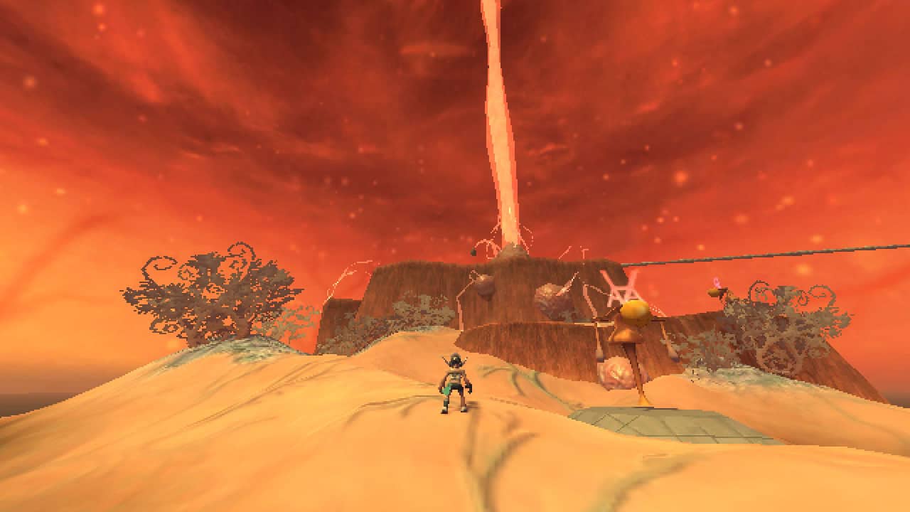 A screenshot of the Albumen Shore in Anodyne 2