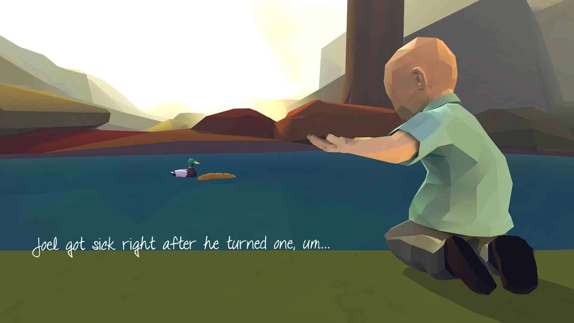 A screenshot of the main character's son in That Dragon, Cancer