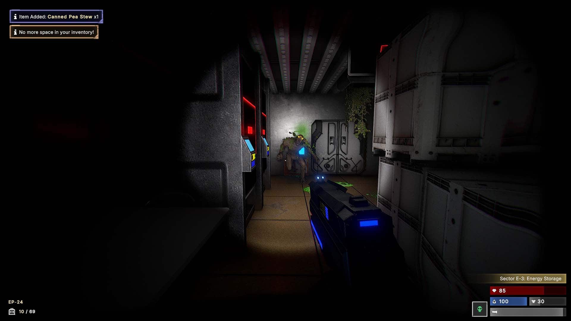 Meeting an alien in HELL OF FEAR: Mind Breach