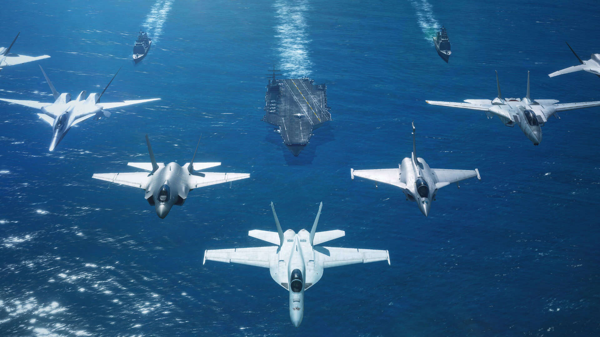 Ace Combat 7 anniversary wallpaper.
