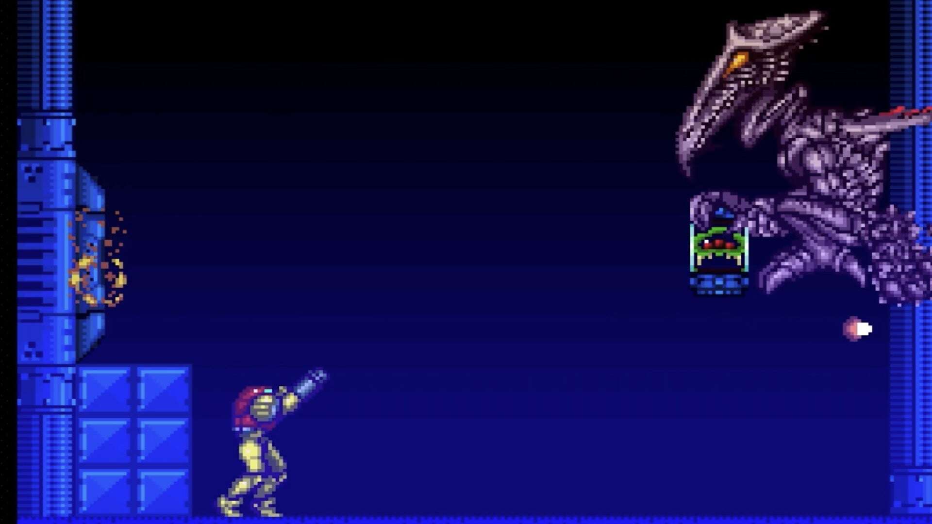 Samus fights ridley