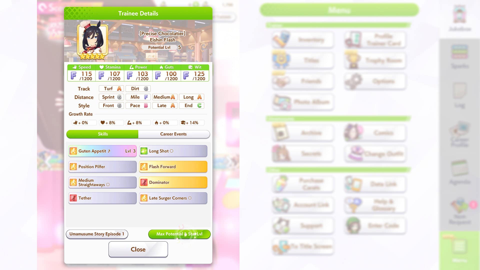 Eishin Flash In The Peak Of Confection Event