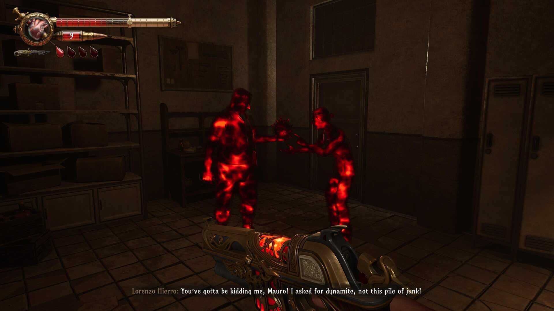 A screenshot of NPC ghosts talking in Crisol: Theater of Idols