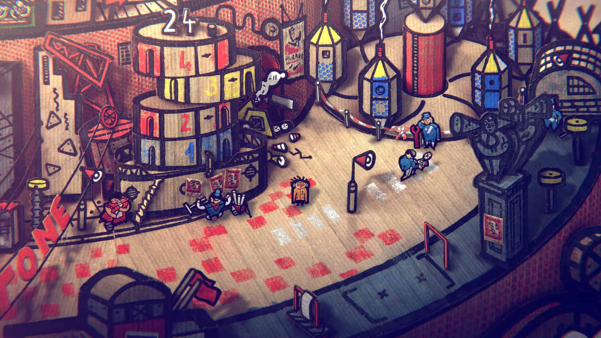 An image of the Phonopolis streets