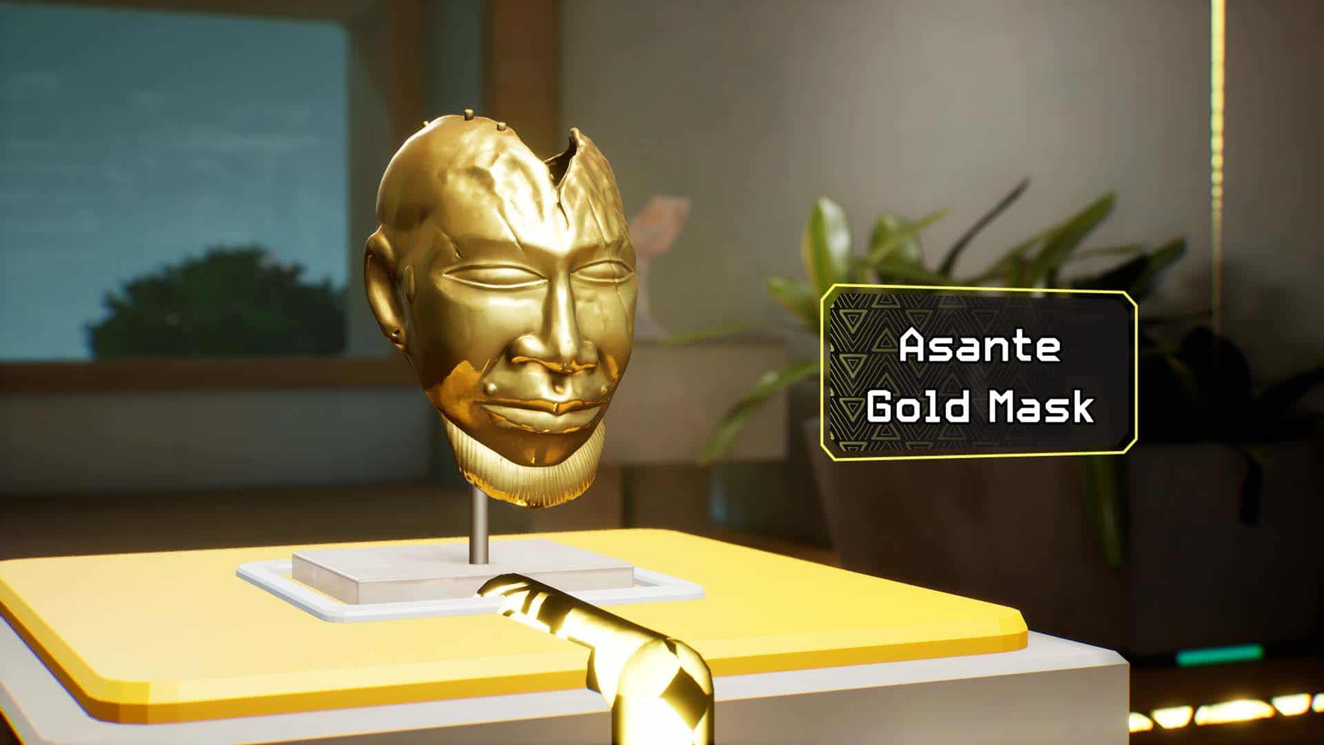 An actual African gold mask from Relooted.