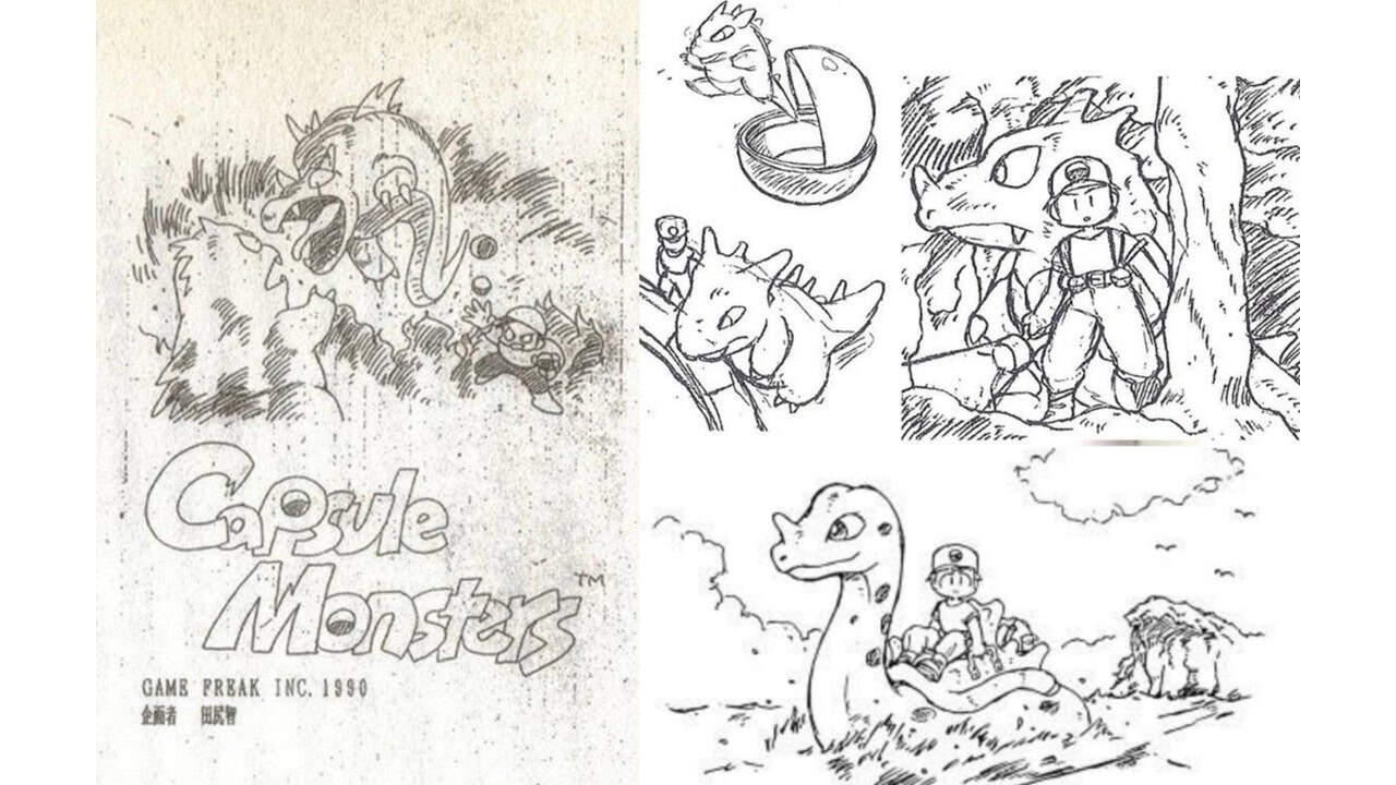 A piece of concept art for "Capsule Monsters"