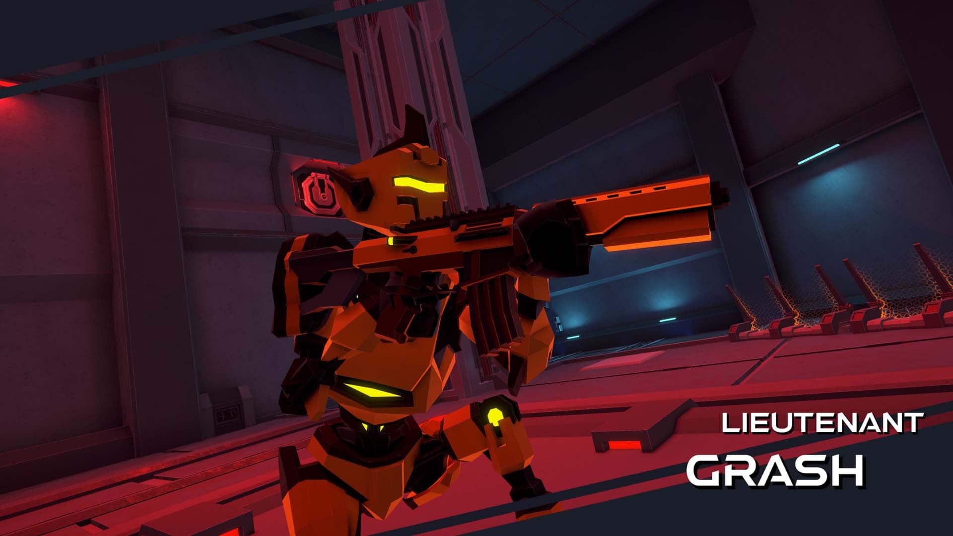 Lieutenant Crash appearing as a boss in Galactic Vault