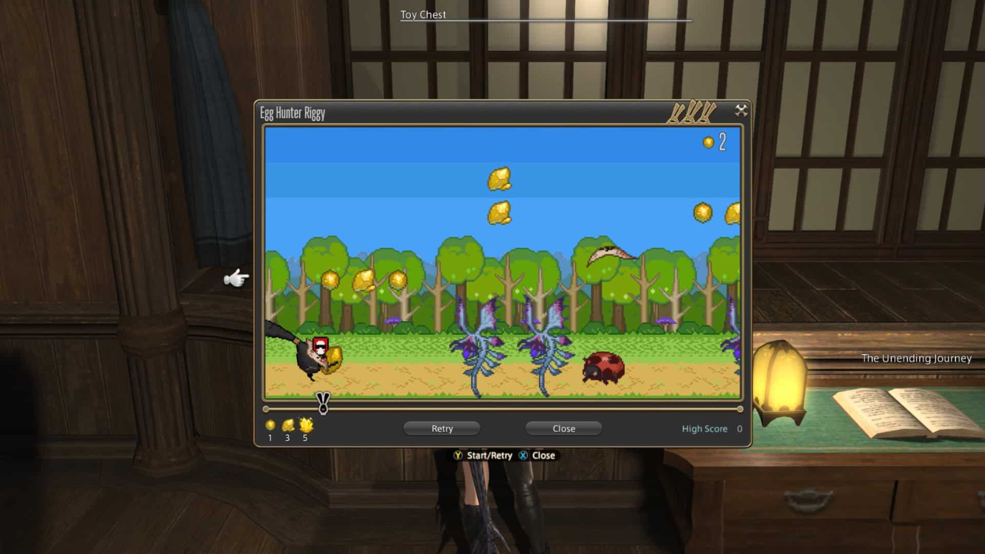 Final Fantasy 14 Egg Hunter mini-game