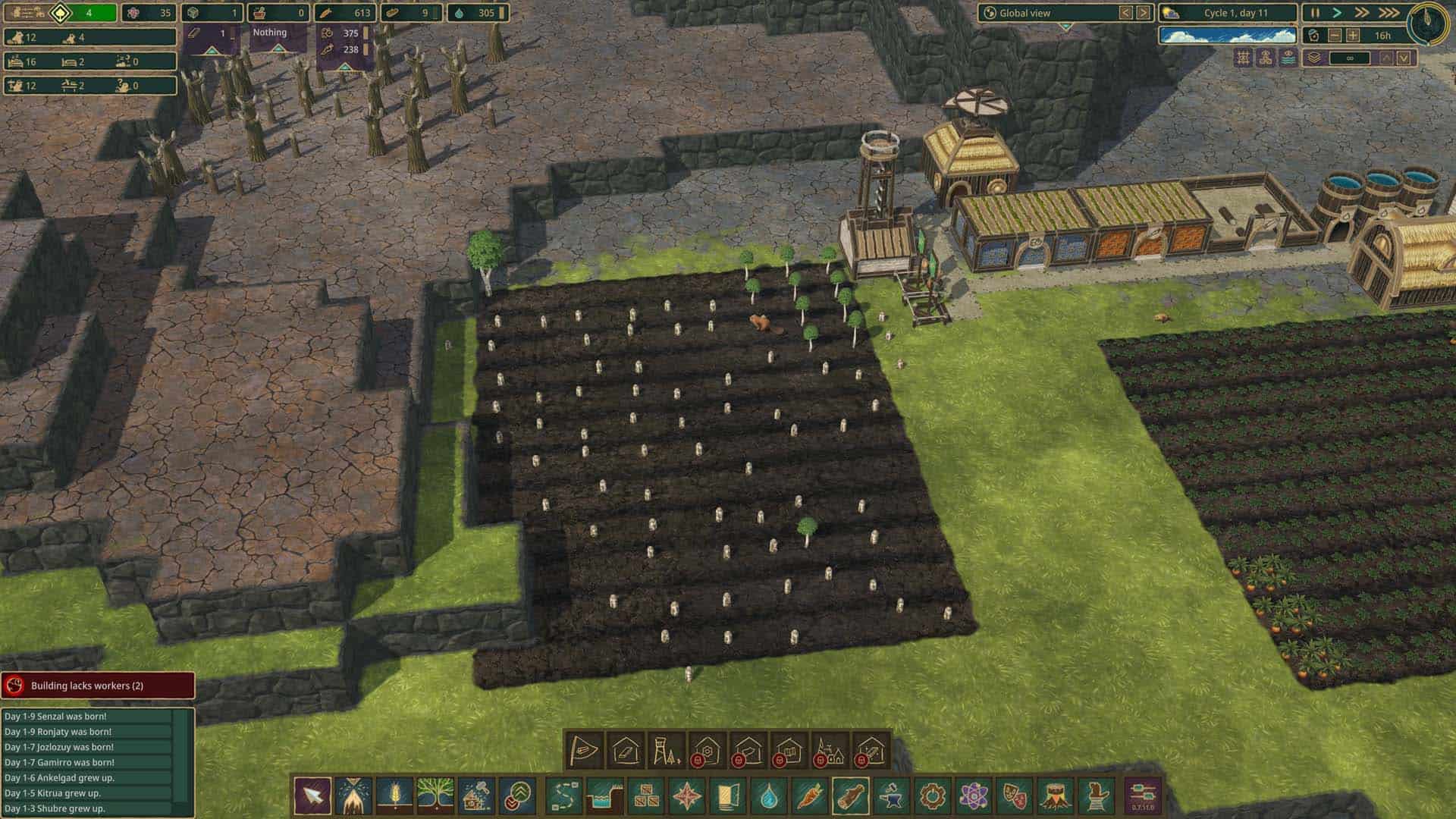 Regrowing trees in Timberborn