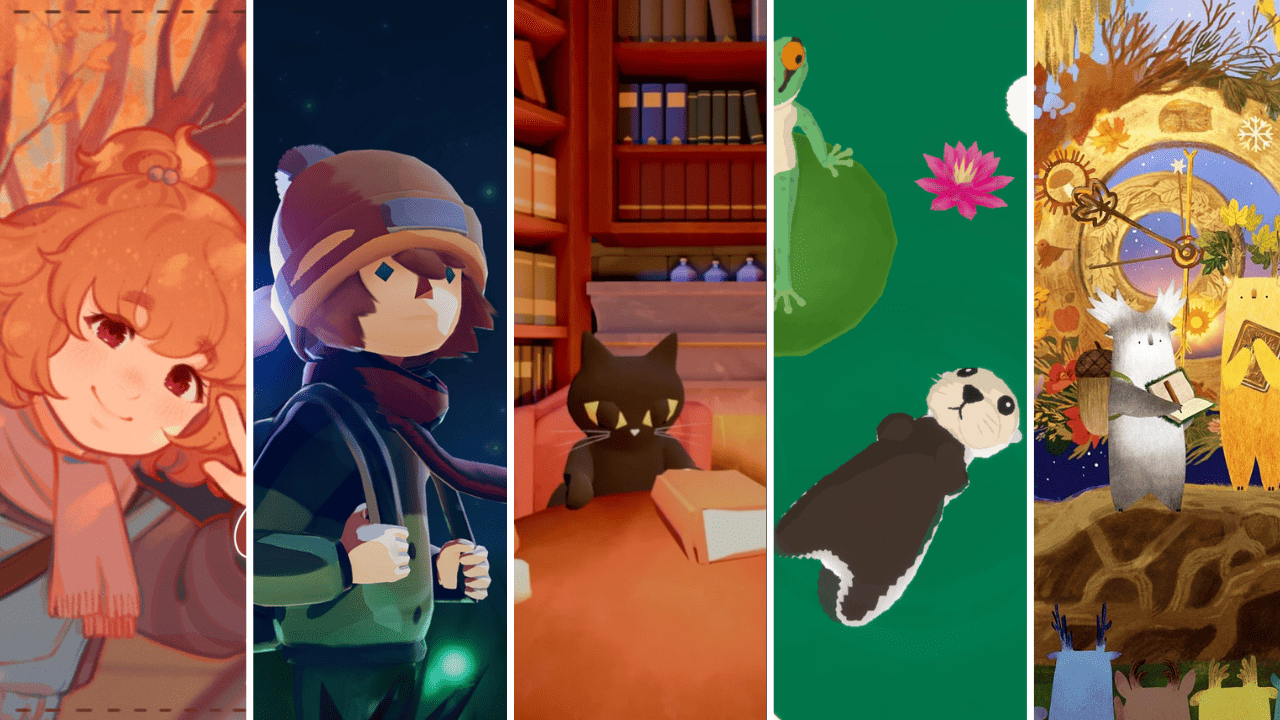 Collage of games featured in the piece