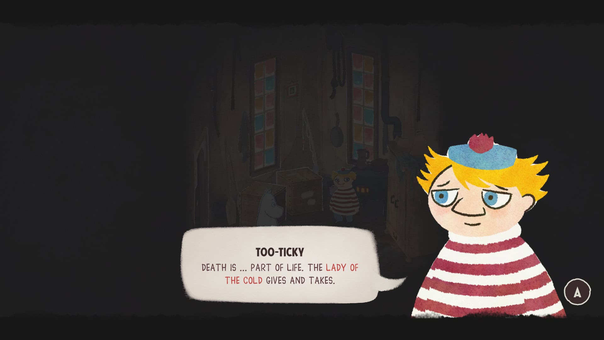 Too-Ticky saying that death is a part of life