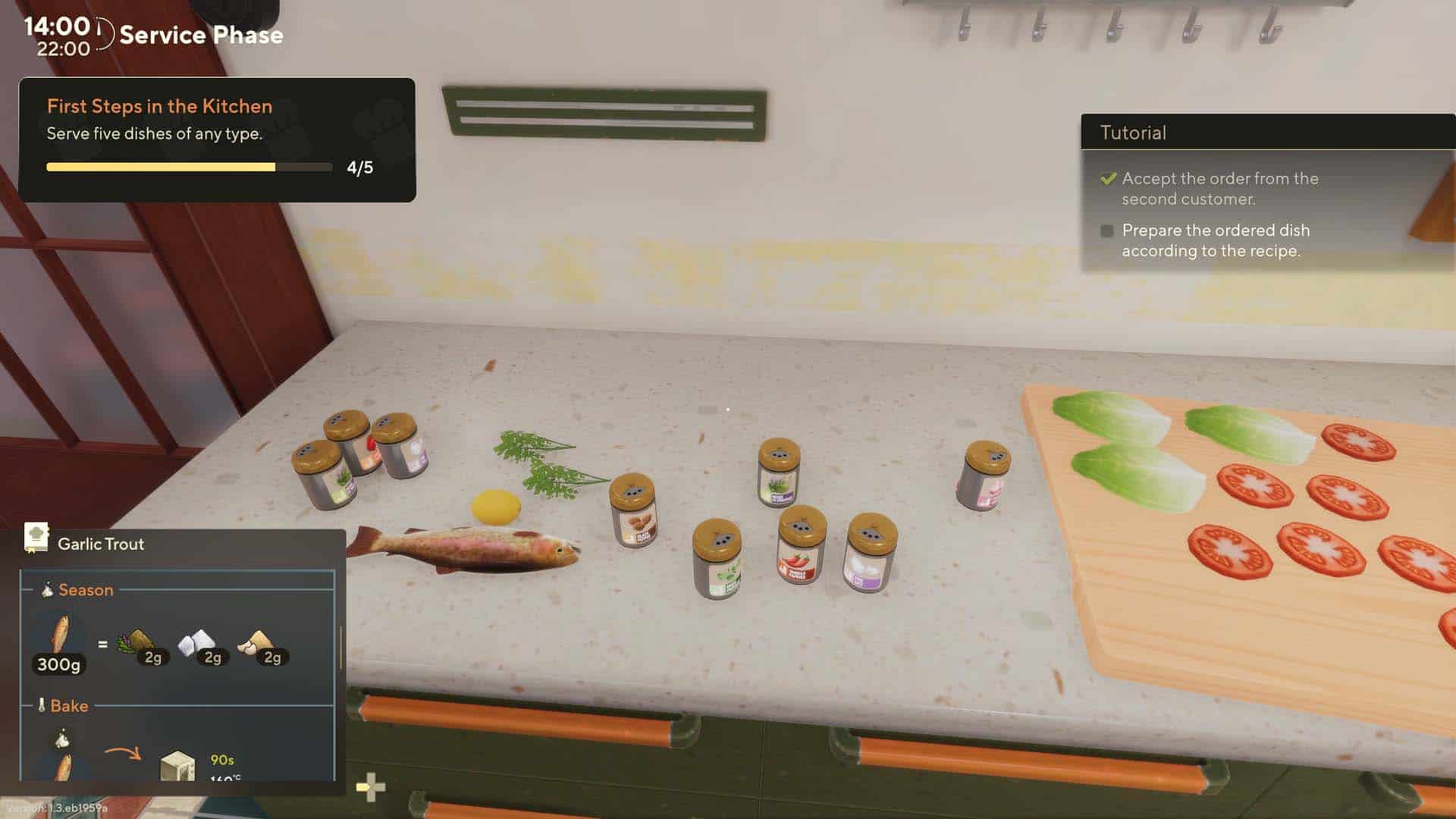 A tutorial scene in Cooking Simulator 2: Better Together