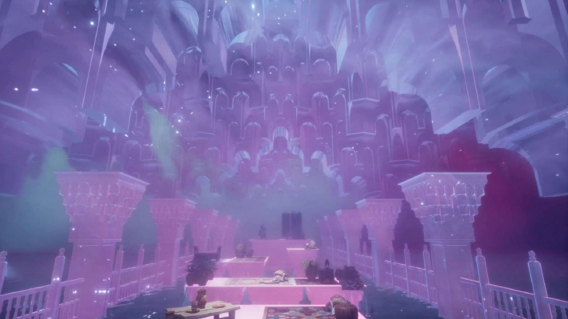 Screenshot of a starry abyss in The House of Hikmah