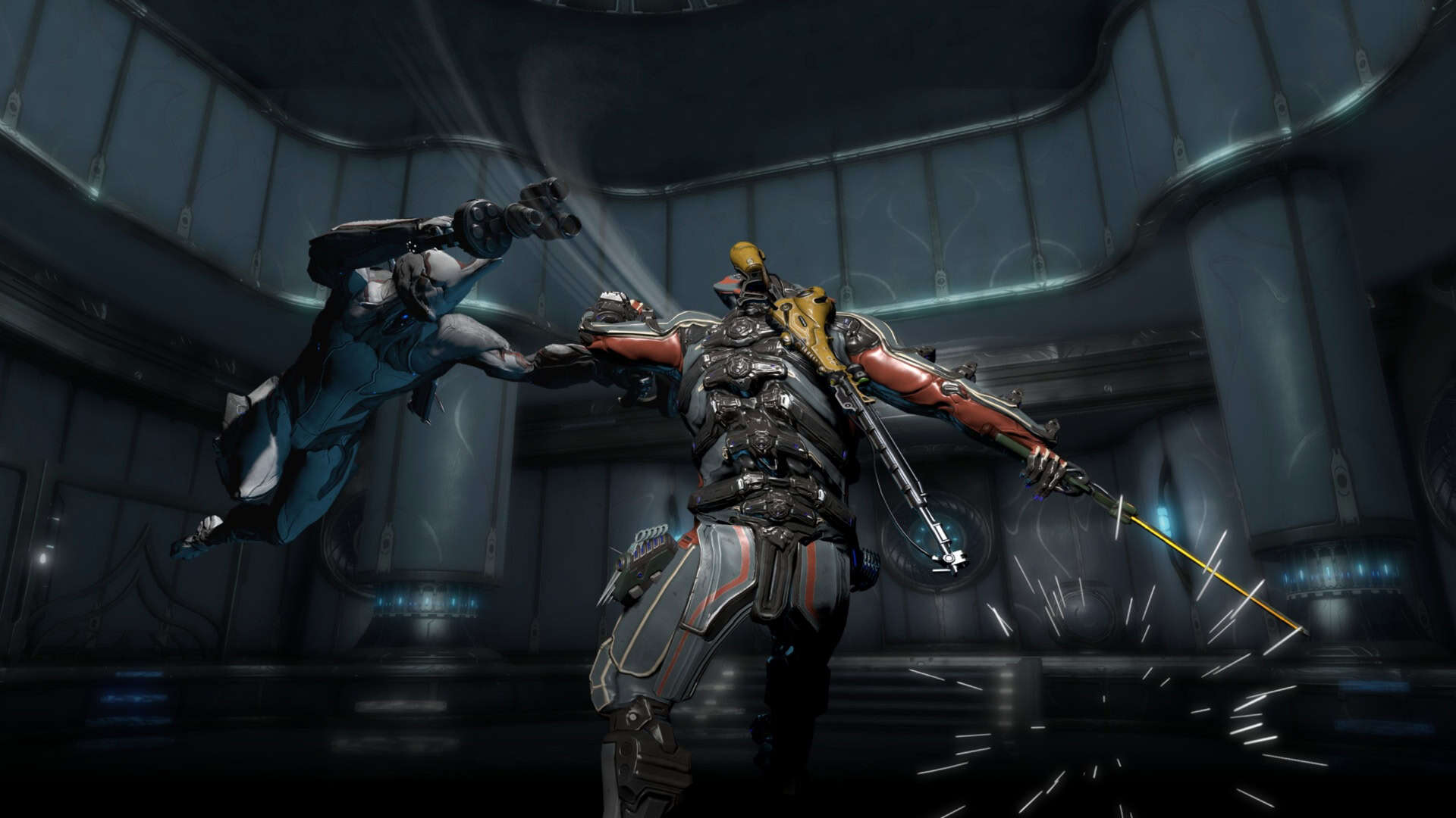 Warframe gameplay screenshot.