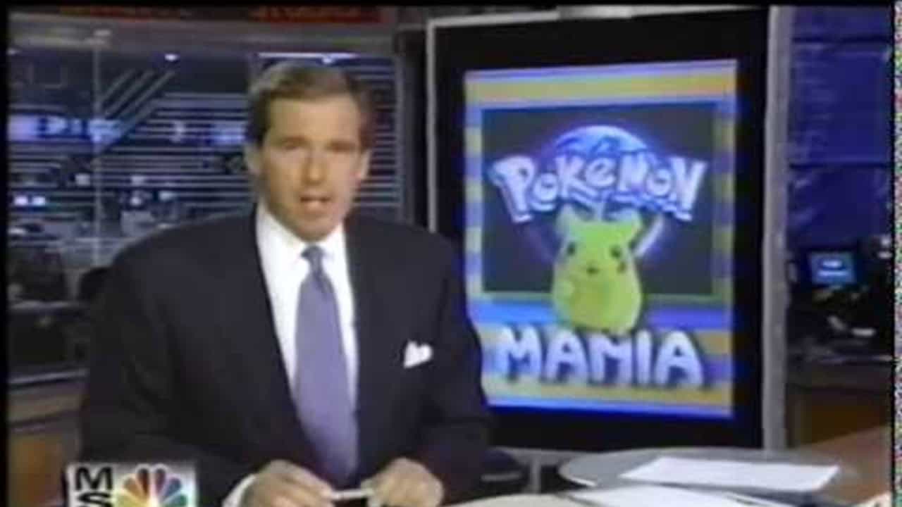 TV News programme about Pokemon Mania