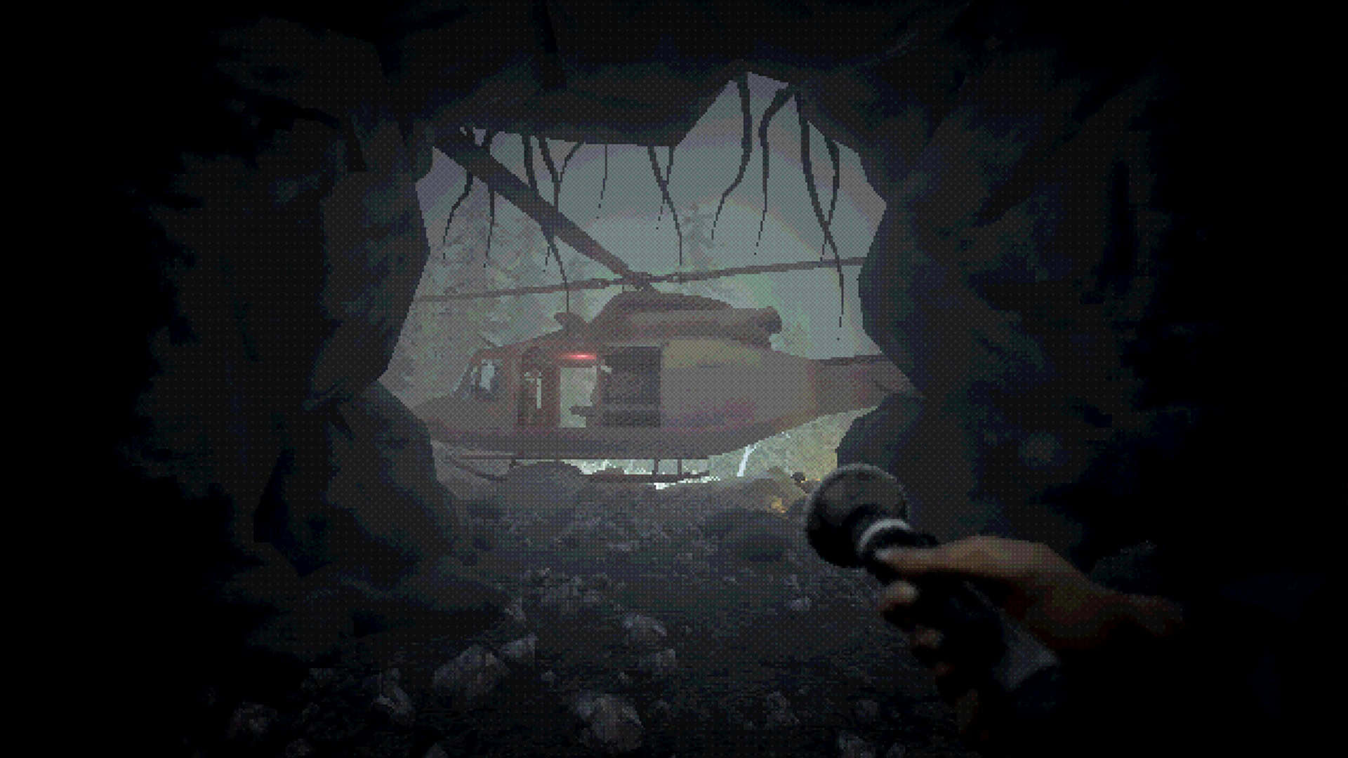 A screenshot of a helicopter in SOS Recordings