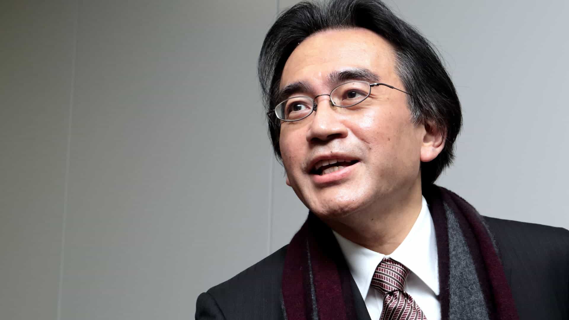 A picture of Satoru Iwata. 