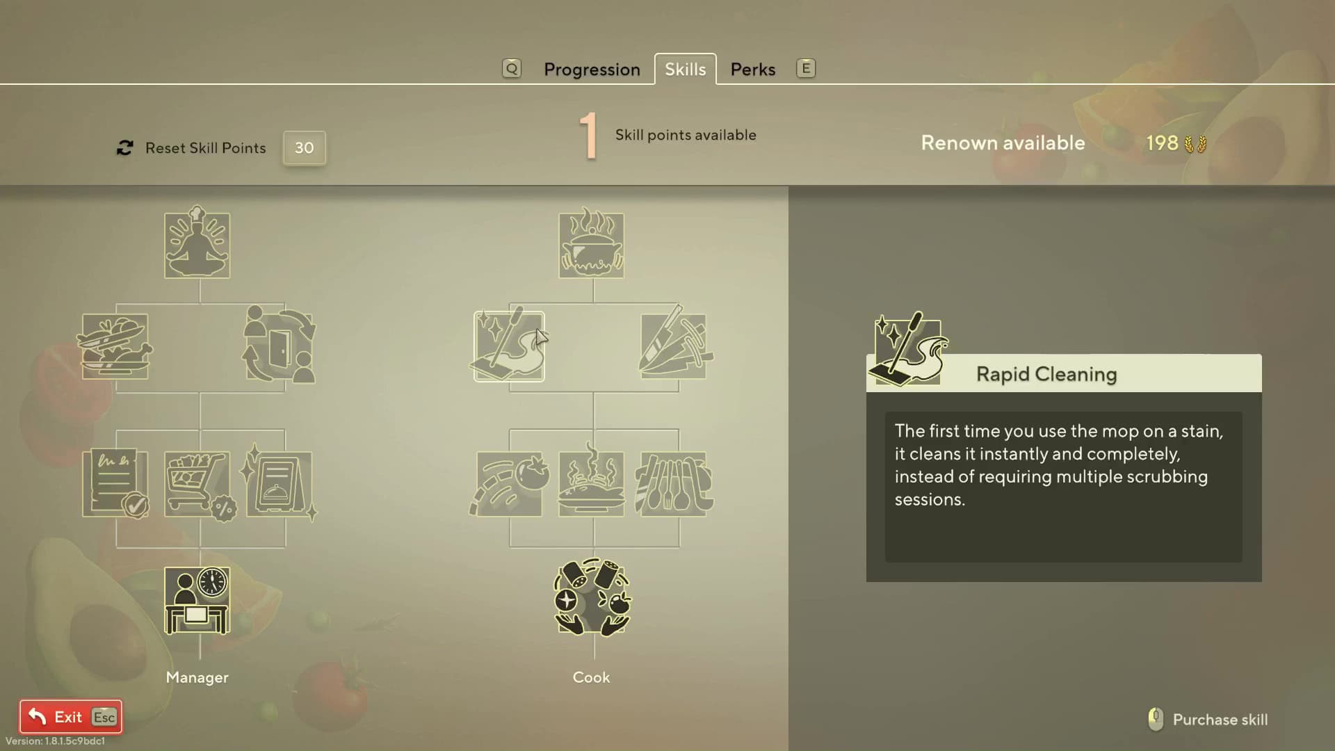 Cooking Simulator 2: Better Together Skills