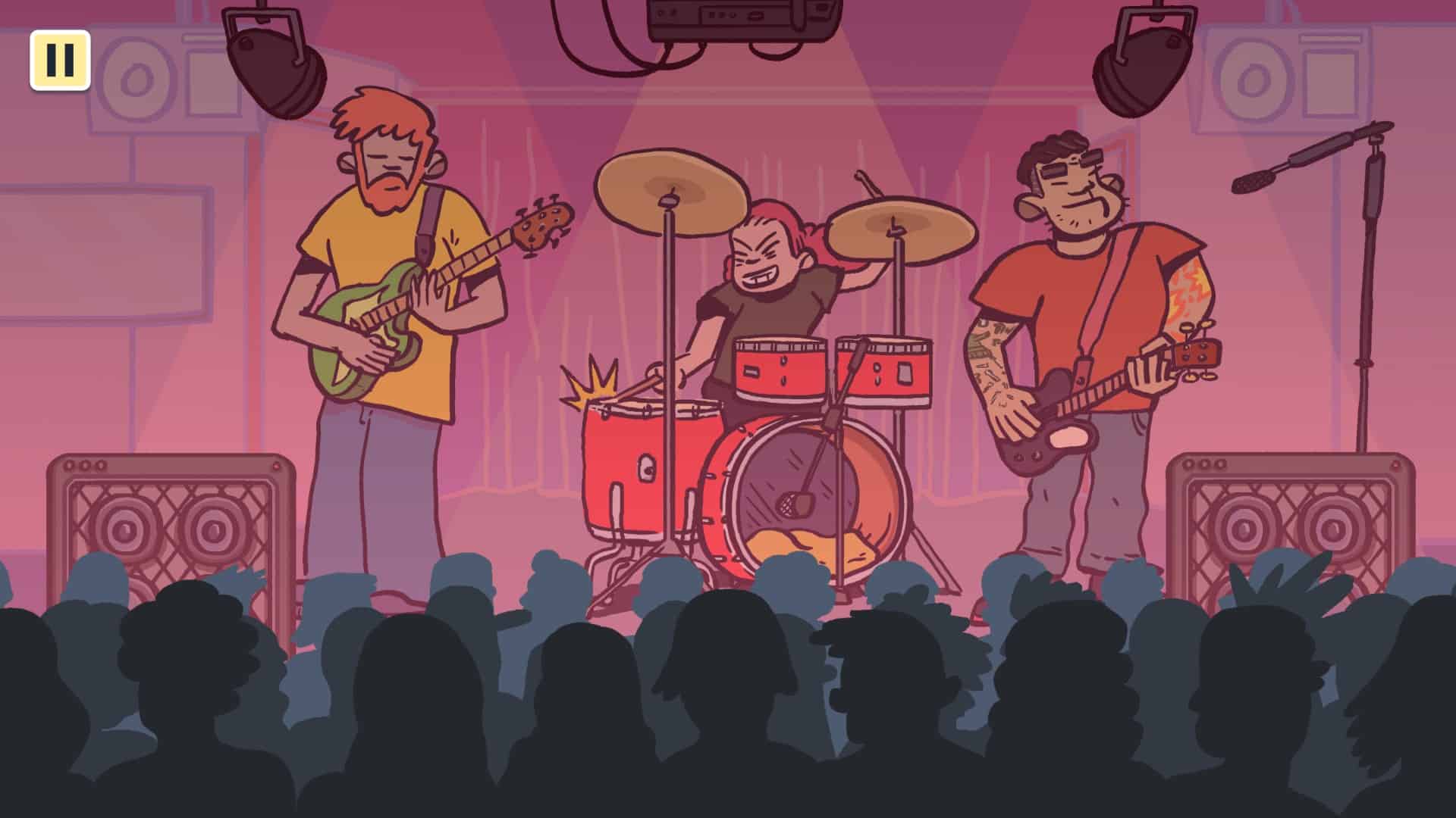 A band playing on stage