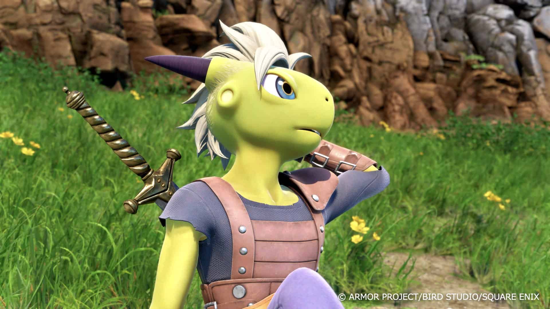 Dragon Quest XII Beyond Dreams dragon character.