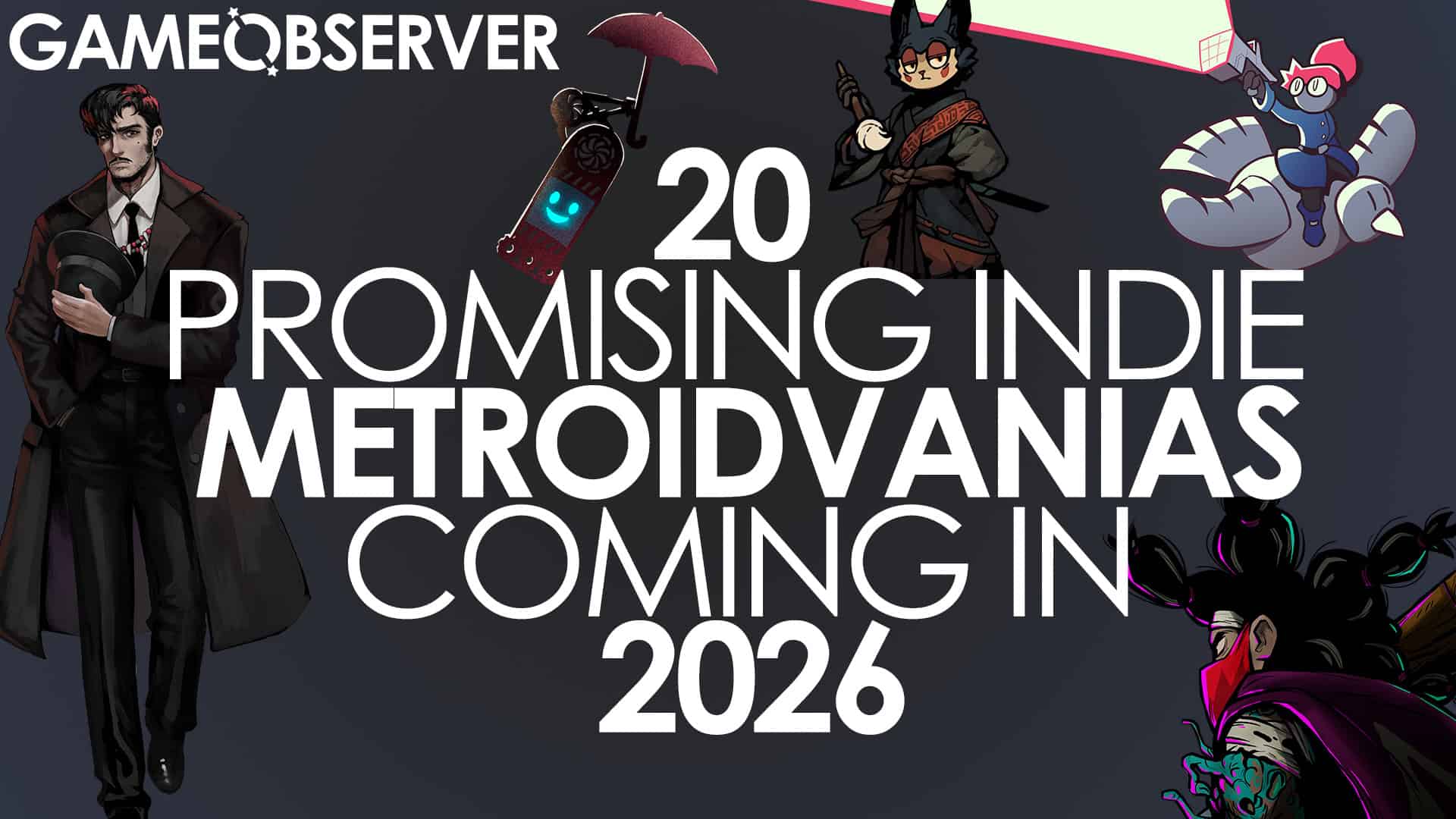 An image with the title of the article and characters from games featured in it