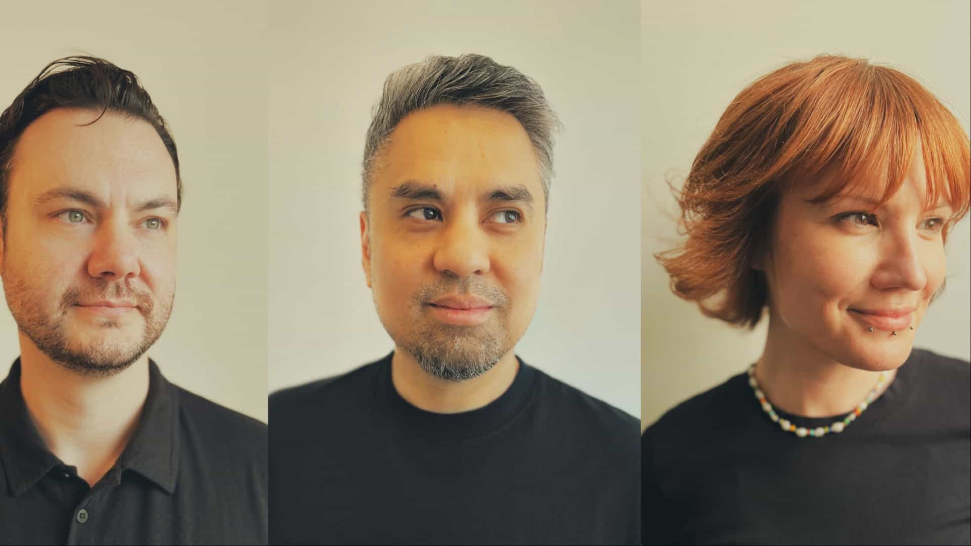 From left to right: Kaelin Lavallée, Francis Lacuna, Kris Schoneberg