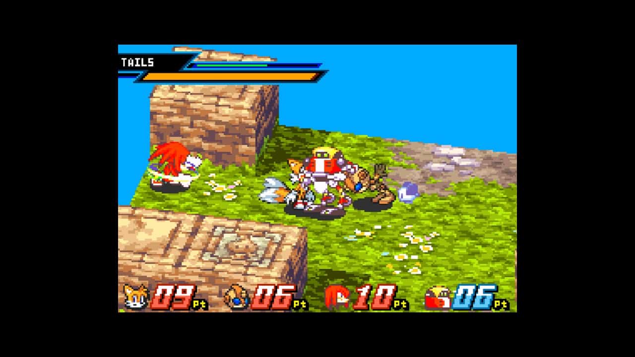 Sonic Battle combat featuring various Sonic side-characters