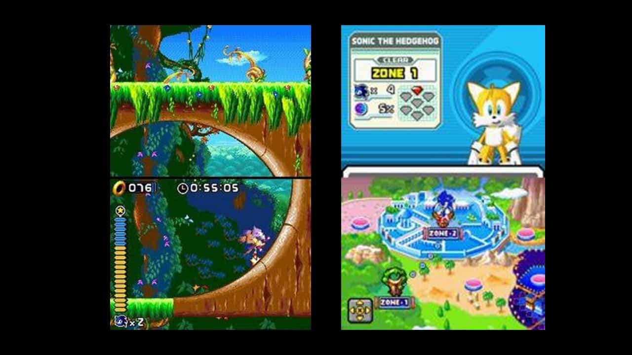 Sonic rush DS screenshots