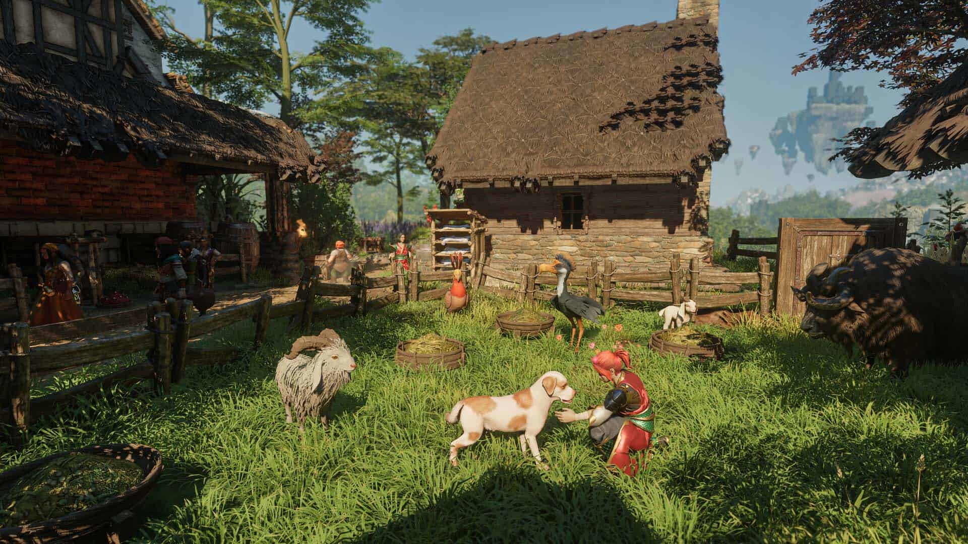 The construction process in Enshrouded.