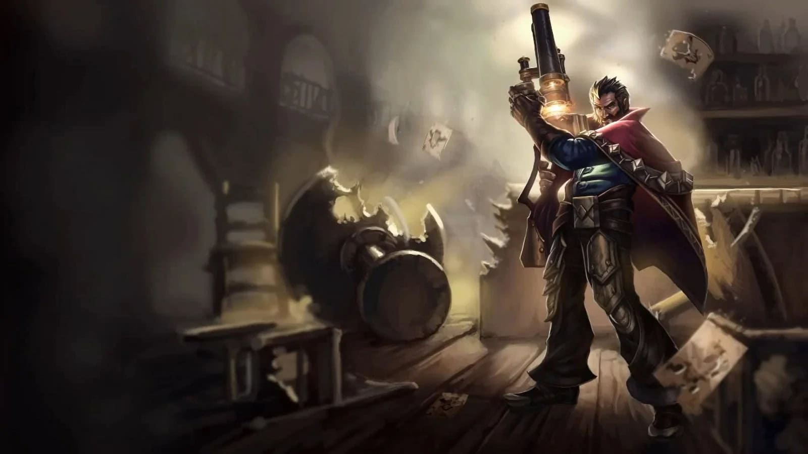 Splash art of Graves from League of Legends