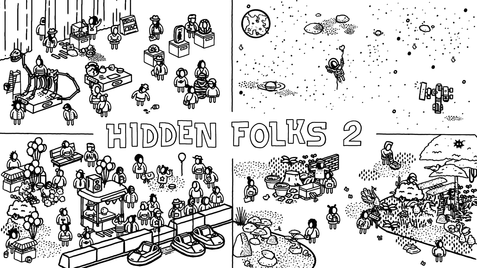 Find More Folks In The Newly Announced Hidden Folks 2