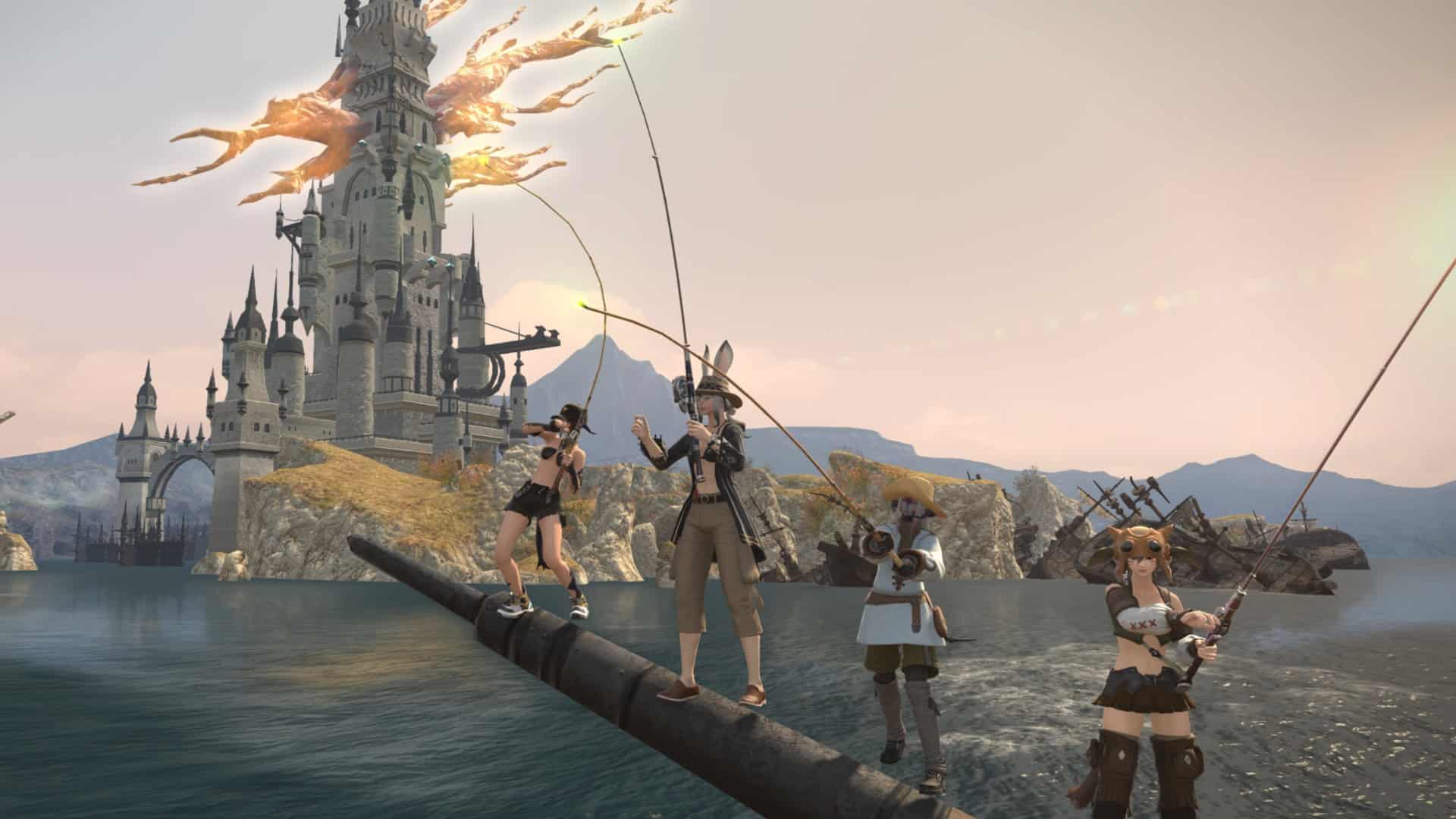 Final Fantasy 14 Fishing.