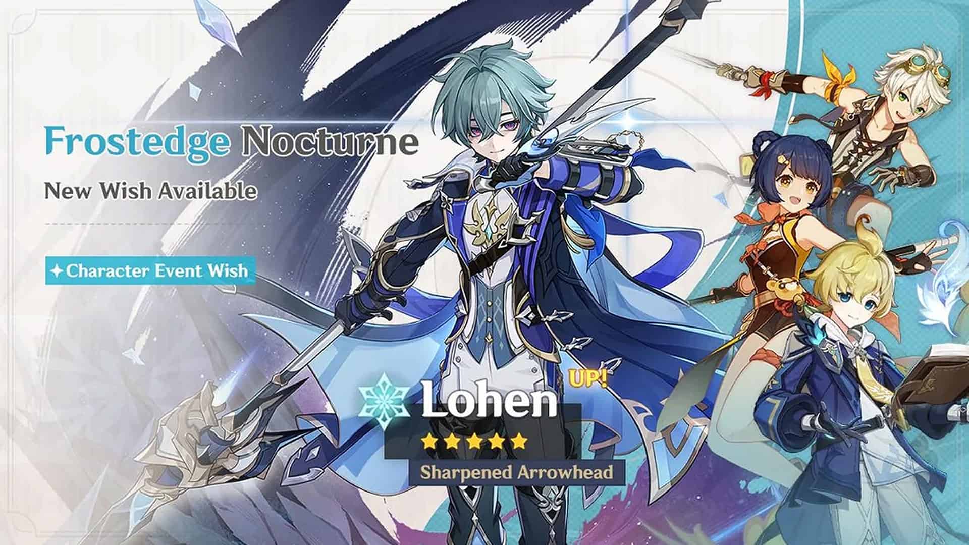 Genshin Impact Version 6.6 Luna VII Lohen banner art