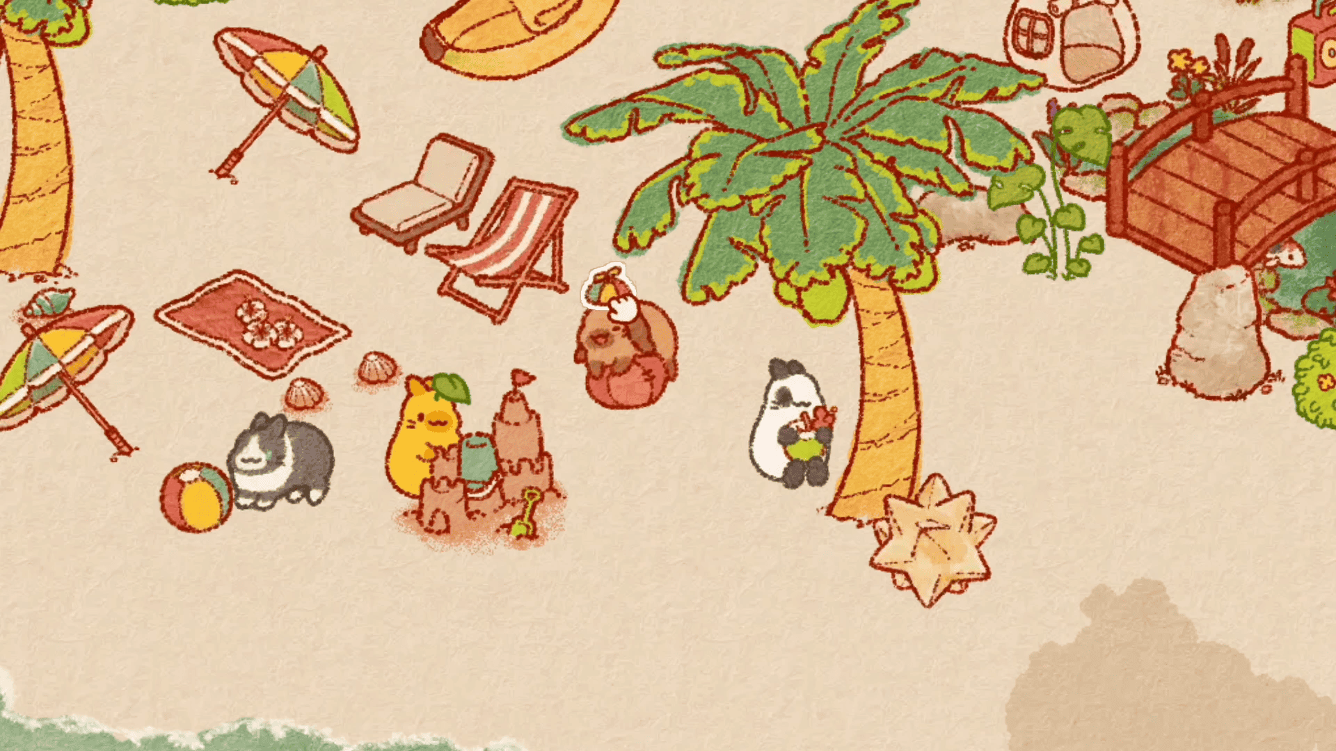 Bunnies at the beach