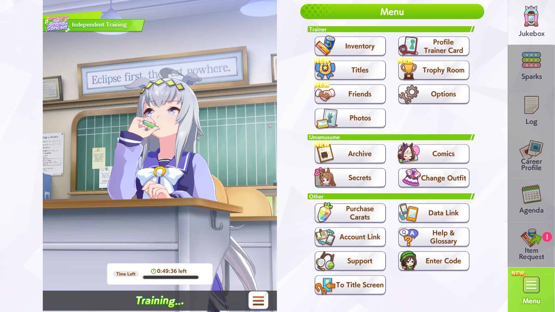 Auto-Training Umamusume