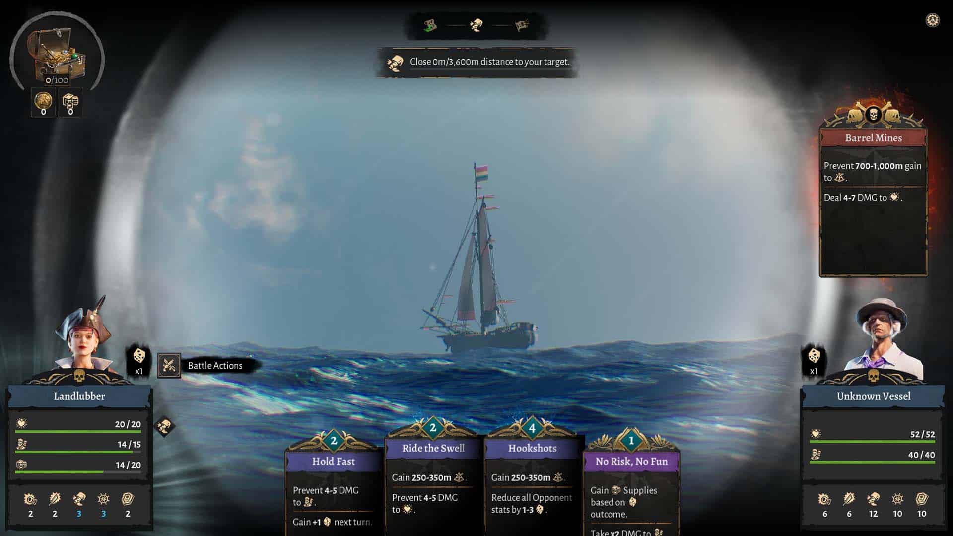 A navigation story event in Corsair Cove.