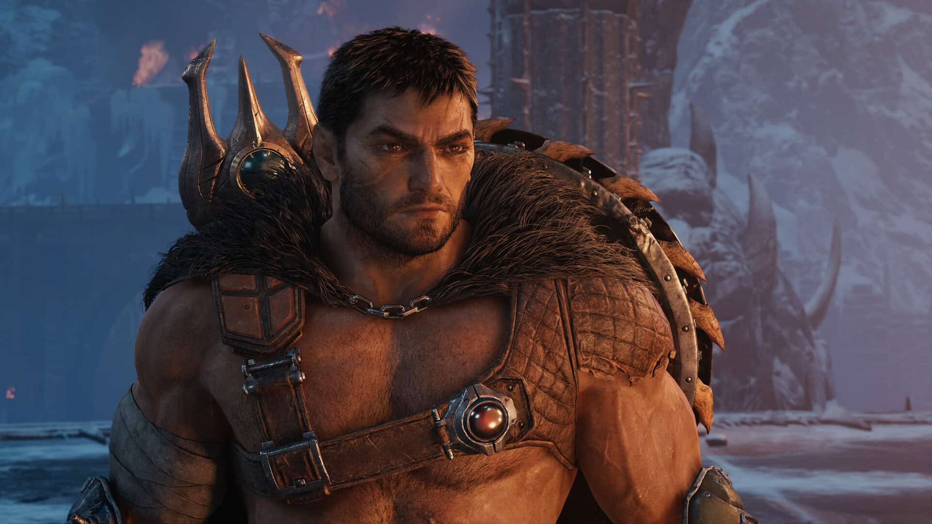 Doom Guy without armor from the Doom The Dark Ages Revelations DLC