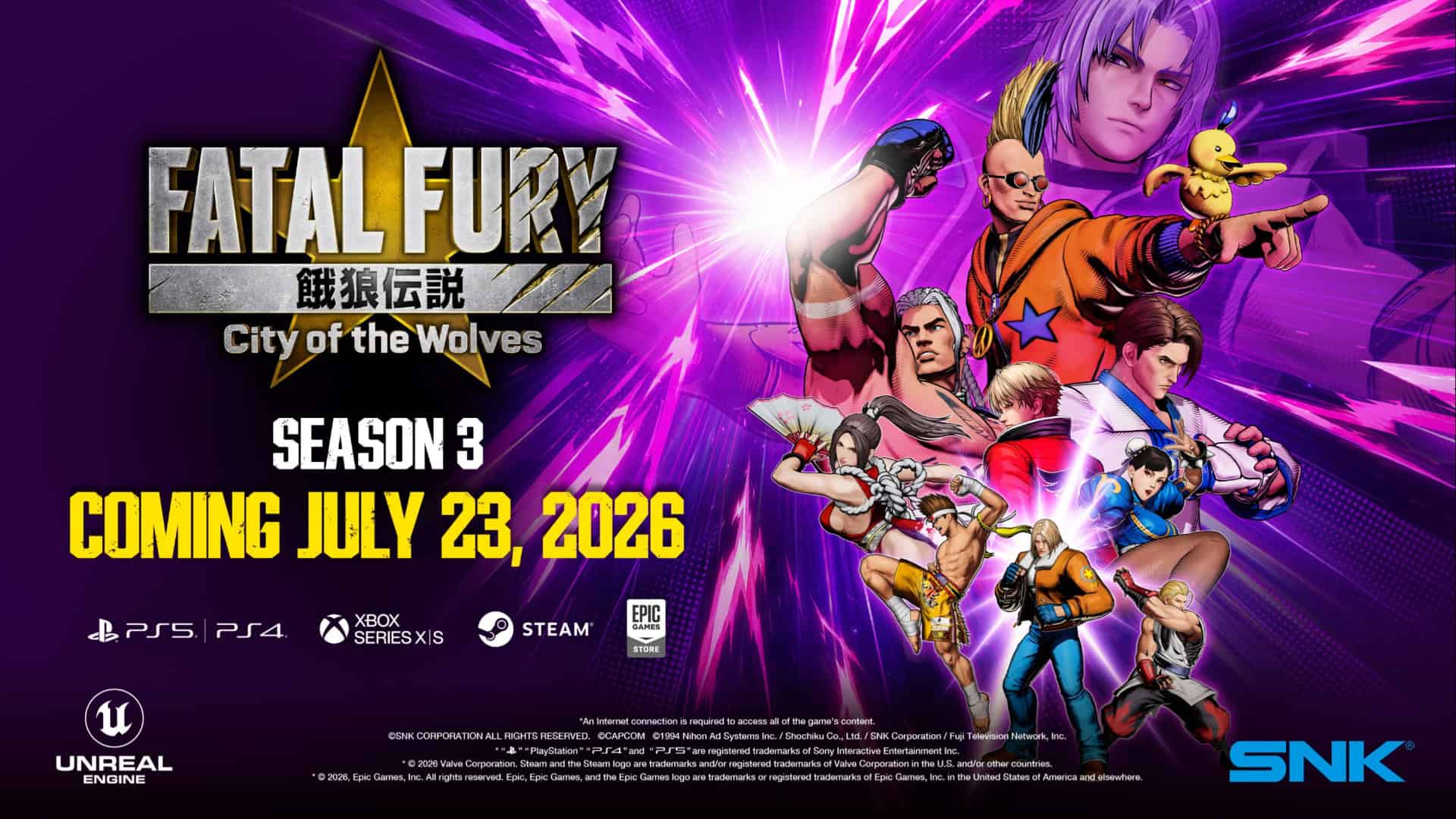 Fatal Fury: City Of The Wolves Season 3 Brings Monthly Character Releases