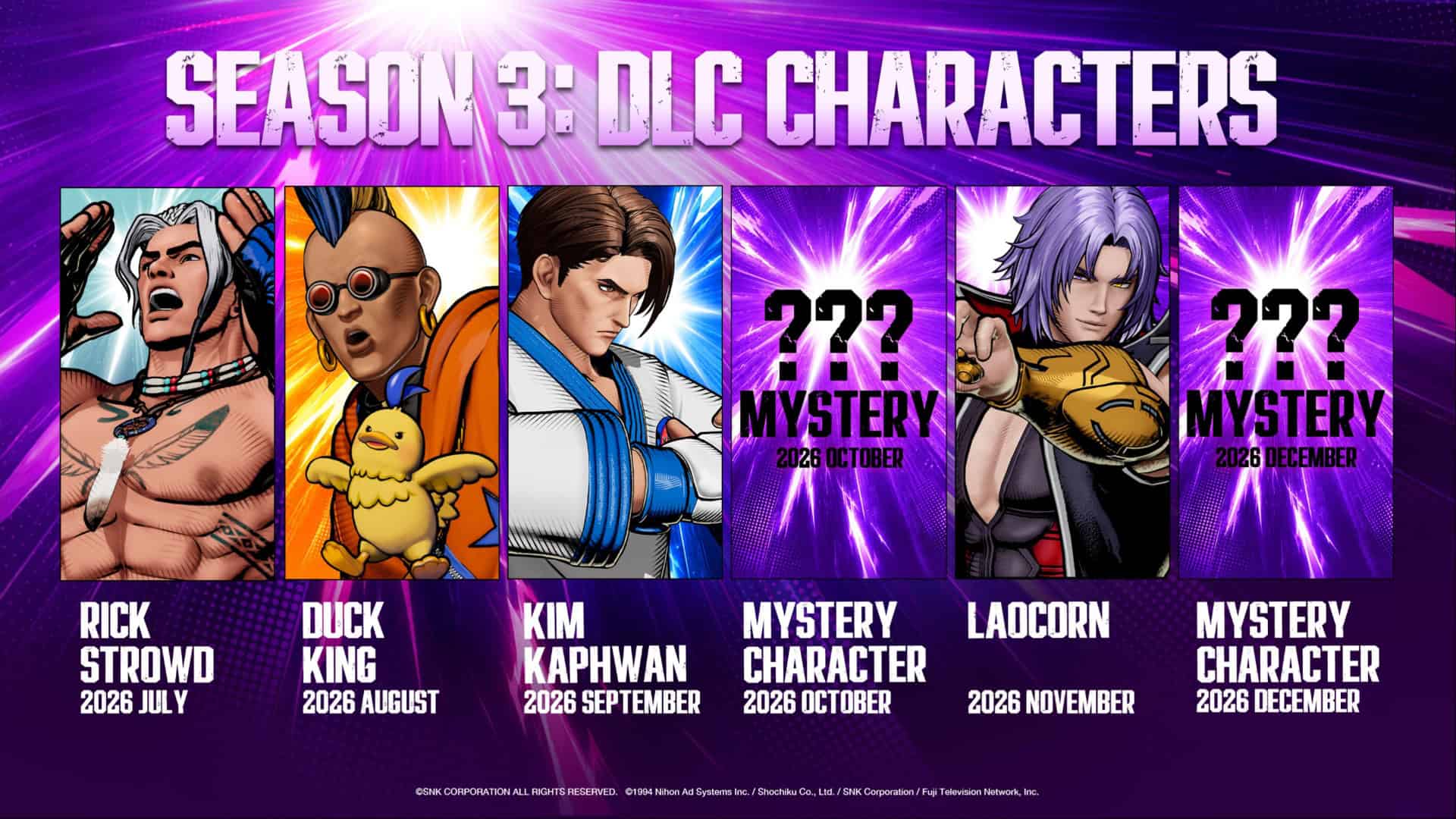 Fatal Fury season 3 road map